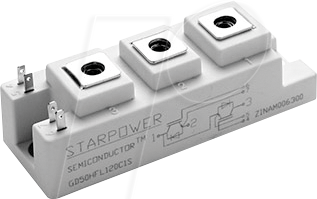 GD75HFU120C1S - IGBT-Array-Modul, Halbbrücke, 1200 V, 75 A, C1.0-Gehäuse, Ultra von STARPOWER