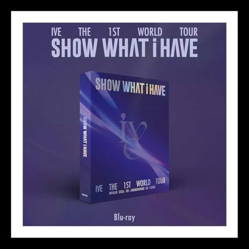 IVE THE 1ST WORLD TOUR [SHOW WHAT I HAVE] (BLU-RAY Ver. + Gift Card) K-POP SEALED von STARSHIP Ent.