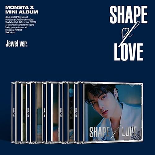 MONSTA X SHAPE OF LOVE 11th Mini Album ( JEWEL Ver - RANDOM. ) ( Incl. CD+Photo Book+Photo Card+Mini Folded Poster(On pack)+STORE GIFT CARD ) SEALED von STARSHIP Ent.