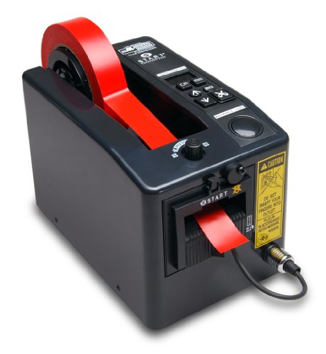 START International ZCM1000-2EU (M1000) Elektrischer Selbstklebebandspender, max. Bandbreite 51 mm, Bandlänge 999 mm, Schwarz von START International