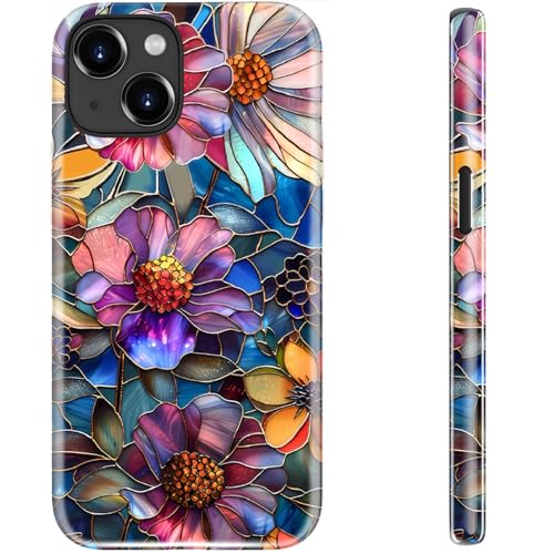 STARVIP Schutzhülle für iPhone 13, kabelloses Laden, zweilagiger, stoßfester Schutz mit niedlichem schickem Wildblumen-Design, weiches Silikon + Hartschale für Frauen, lebendige definierte Blüten STARVIP Schutzhülle für iPhone 13, kabelloses Laden, zweilagiger, stoßfester Schutz mit niedlichem schickem Wildblumen-Design, weiches Silikon + Hartschale für Frauen, lebendige definierte Blüten von STARVIP