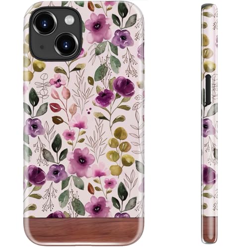 STARVIP Schutzhülle für iPhone 13 Mini, kompatibel mit kabellosem Laden, zweilagiger, stoßfester Schutz mit stilvollem Wildblumen-Design, schicke Schutzhülle für Damen, Blumen-Tapete STARVIP Schutzhülle für iPhone 13 Mini, kompatibel mit kabellosem Laden, zweilagiger, stoßfester Schutz mit stilvollem Wildblumen-Design, schicke Schutzhülle für Damen, Blumen-Tapete von STARVIP