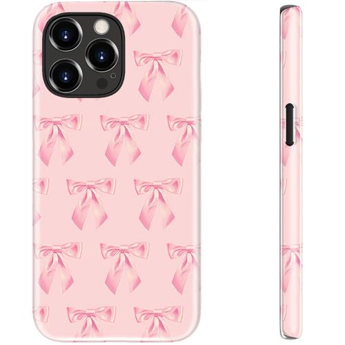 STARVIP Schutzhülle für iPhone 13 Pro, kompatibel mit kabellosem Laden, zweilagiger, stoßfester Schutz mit stilvollem Wildblumen-Design, schicke Schutzhülle für Damen, niedliche rosa Schleife STARVIP Schutzhülle für iPhone 13 Pro, kompatibel mit kabellosem Laden, zweilagiger, stoßfester Schutz mit stilvollem Wildblumen-Design, schicke Schutzhülle für Damen, niedliche rosa Schleife von STARVIP