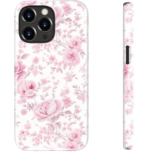 STARVIP Schutzhülle für iPhone 13 Pro Max, kompatibel mit kabellosem Laden, zweilagiger, stoßfester Schutz mit stilvollem Wildblumen-Design, schicke Schutzhülle für Damen, Blühende rosa Rosen STARVIP Schutzhülle für iPhone 13 Pro Max, kompatibel mit kabellosem Laden, zweilagiger, stoßfester Schutz mit stilvollem Wildblumen-Design, schicke Schutzhülle für Damen, Blühende rosa Rosen von STARVIP