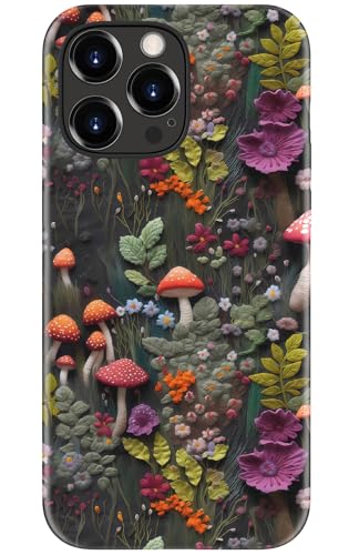 STARVIP Schutzhülle für iPhone 13 Pro Max Cute - Kabelloses Laden kompatibel, zweilagiger stoßfester Schutz mit stylischem Wildblumen-Design - Schicke Schutzhülle für Frauen - Motiv Zauberwald STARVIP Schutzhülle für iPhone 13 Pro Max Cute - Kabelloses Laden kompatibel, zweilagiger stoßfester Schutz mit stylischem Wildblumen-Design - Schicke Schutzhülle für Frauen - Motiv Zauberwald von STARVIP