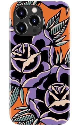 STARVIP Schutzhülle für iPhone 14 Pro, kabelloses Laden, zweilagiger, stoßfester Schutz mit Wildblumen-Design, weiches Silikon + Hartschale, niedlicher schicker Schutzhülle für Frauen, abstrakte STARVIP Schutzhülle für iPhone 14 Pro, kabelloses Laden, zweilagiger, stoßfester Schutz mit Wildblumen-Design, weiches Silikon + Hartschale, niedlicher schicker Schutzhülle für Frauen, abstrakte von STARVIP