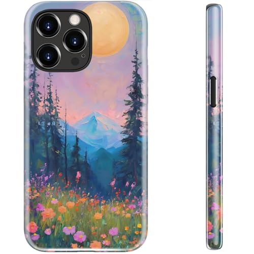 STARVIP Schutzhülle für iPhone 14 Pro Max, kabelloses Laden, zweilagiger, stoßfester Schutz mit niedlichem Wildblumen-Design, weiches Silikon + Hartschale, schicke Handyhülle für Frauen, Bergblüte STARVIP Schutzhülle für iPhone 14 Pro Max, kabelloses Laden, zweilagiger, stoßfester Schutz mit niedlichem Wildblumen-Design, weiches Silikon + Hartschale, schicke Handyhülle für Frauen, Bergblüte von STARVIP