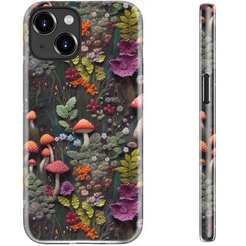 STARVIP Schutzhülle für iPhone 15, kompatibel mit kabellosem Laden, zweilagiger, stoßfester Schutz mit stylischem Wildblumen-Design, schicke Schutzhülle für Damen, Motiv "Zauberwald" STARVIP Schutzhülle für iPhone 15, kompatibel mit kabellosem Laden, zweilagiger, stoßfester Schutz mit stylischem Wildblumen-Design, schicke Schutzhülle für Damen, Motiv "Zauberwald" von STARVIP