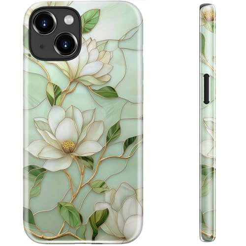 STARVIP Schutzhülle für iPhone 15 Plus, kompatibel mit kabellosem Laden, zweilagiger, stoßfester Schutz mit stilvollem Design, weiches Silikon + Hartschale, Handyhülle für Damen, Magnolien-Blumen STARVIP Schutzhülle für iPhone 15 Plus, kompatibel mit kabellosem Laden, zweilagiger, stoßfester Schutz mit stilvollem Design, weiches Silikon + Hartschale, Handyhülle für Damen, Magnolien-Blumen von STARVIP