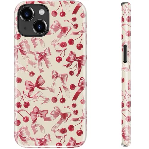STARVIP Schutzhülle für iPhone 15 Plus, kompatibel mit kabellosem Laden, zweilagiger, stoßfester Schutz mit stilvollem Design, weiches Silikon + Hartschale, Handyhülle für Damen, rote Kirsche und STARVIP Schutzhülle für iPhone 15 Plus, kompatibel mit kabellosem Laden, zweilagiger, stoßfester Schutz mit stilvollem Design, weiches Silikon + Hartschale, Handyhülle für Damen, rote Kirsche und von STARVIP