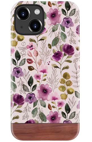 STARVIP Schutzhülle für iPhone 15 Plus, kompatibel mit kabellosem Laden, zweilagiger, stoßfester Schutz mit stilvollem Wildblumen-Design, schicke Schutzhülle für Damen, Blumen-Tapete STARVIP Schutzhülle für iPhone 15 Plus, kompatibel mit kabellosem Laden, zweilagiger, stoßfester Schutz mit stilvollem Wildblumen-Design, schicke Schutzhülle für Damen, Blumen-Tapete von STARVIP