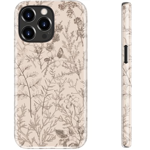STARVIP Schutzhülle für iPhone 15 Pro, kompatibel mit kabellosem Laden, zweilagiger, stoßfester Schutz mit stilvollem Wildblumen-Design, schicke Schutzhülle für Damen, Serene Foliage STARVIP Schutzhülle für iPhone 15 Pro, kompatibel mit kabellosem Laden, zweilagiger, stoßfester Schutz mit stilvollem Wildblumen-Design, schicke Schutzhülle für Damen, Serene Foliage von STARVIP