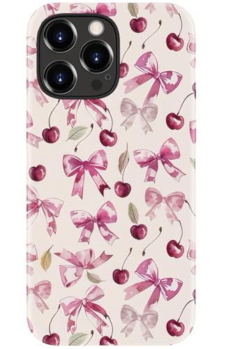 STARVIP Schutzhülle für iPhone 15 Pro Max, kompatibel mit kabellosem Laden, zweilagiger, stoßfester Schutz mit stilvollem Design, weiches Silikon + Hartschale, Handyhülle für Damen, Kirsche und STARVIP Schutzhülle für iPhone 15 Pro Max, kompatibel mit kabellosem Laden, zweilagiger, stoßfester Schutz mit stilvollem Design, weiches Silikon + Hartschale, Handyhülle für Damen, Kirsche und von STARVIP