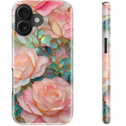 STARVIP Schutzhülle für iPhone 16 Plus, niedlich, kompatibel mit kabellosem Laden, zweilagiger, stoßfester Schutz mit stilvollem Design, weiches Silikon + Hartschale, Handyhülle für Damen, blühende STARVIP Schutzhülle für iPhone 16 Plus, niedlich, kompatibel mit kabellosem Laden, zweilagiger, stoßfester Schutz mit stilvollem Design, weiches Silikon + Hartschale, Handyhülle für Damen, blühende von STARVIP