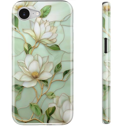 STARVIP Schutzhülle für iPhone 16e, kompatibel mit kabellosem Laden, zweilagiger, stoßfester Schutz mit stilvollem Design, weiches Silikon + Hartschale, Handyhülle für Damen, Magnolien-Blumen STARVIP Schutzhülle für iPhone 16e, kompatibel mit kabellosem Laden, zweilagiger, stoßfester Schutz mit stilvollem Design, weiches Silikon + Hartschale, Handyhülle für Damen, Magnolien-Blumen von STARVIP