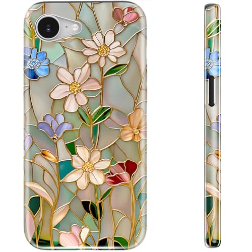 STARVIP Schutzhülle für iPhone 16e, kompatibel mit kabellosem Laden, zweilagiger, stoßfester Schutz mit stilvollem Design, weiches Silikon + Hartschale, Handyhülle für Damen, künstlerische Blumen STARVIP Schutzhülle für iPhone 16e, kompatibel mit kabellosem Laden, zweilagiger, stoßfester Schutz mit stilvollem Design, weiches Silikon + Hartschale, Handyhülle für Damen, künstlerische Blumen von STARVIP