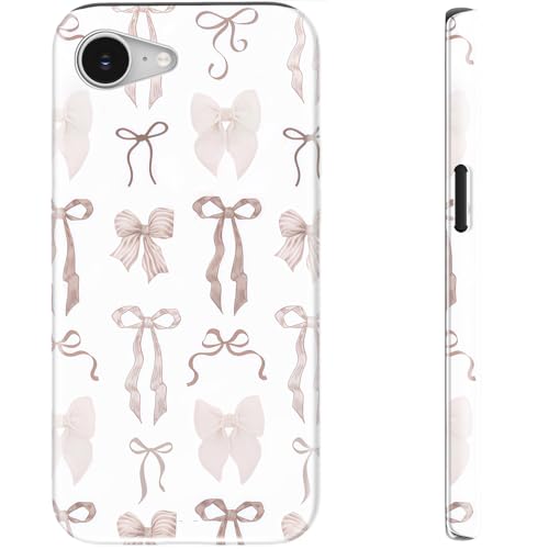 STARVIP Schutzhülle für iPhone 16e, kompatibel mit kabellosem Laden, zweilagiger, stoßfester Schutz mit stilvollem Design, weiches Silikon + Hartschale, Handyhülle für Damen, zarte Schleifen STARVIP Schutzhülle für iPhone 16e, kompatibel mit kabellosem Laden, zweilagiger, stoßfester Schutz mit stilvollem Design, weiches Silikon + Hartschale, Handyhülle für Damen, zarte Schleifen von STARVIP