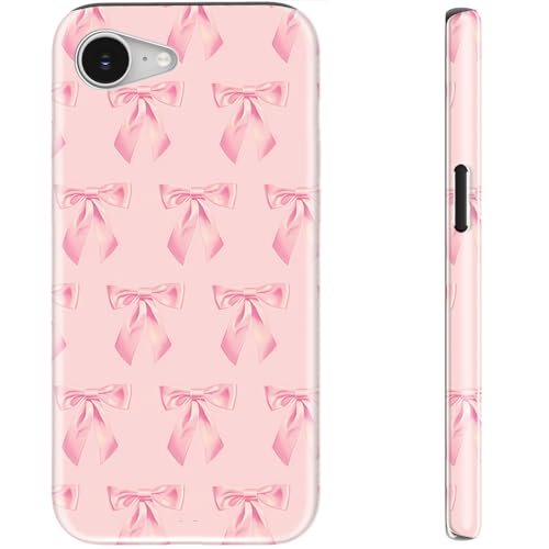 STARVIP Schutzhülle für iPhone 16e, kompatibel mit kabellosem Laden, zweilagiger, stoßfester Schutz mit stilvollem Wildblumen-Design, schicke Schutzhülle für Damen, niedliche rosa Schleife STARVIP Schutzhülle für iPhone 16e, kompatibel mit kabellosem Laden, zweilagiger, stoßfester Schutz mit stilvollem Wildblumen-Design, schicke Schutzhülle für Damen, niedliche rosa Schleife von STARVIP
