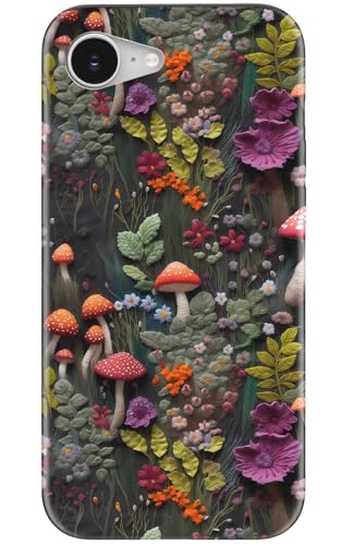 STARVIP Schutzhülle für iPhone 16e Cute - Kabelloses Laden kompatibel - zweilagiger stoßfester Schutz mit stylischem Wildblumen-Design - Schicke Schutzhülle für Frauen - Motiv Zauberwald STARVIP Schutzhülle für iPhone 16e Cute - Kabelloses Laden kompatibel - zweilagiger stoßfester Schutz mit stylischem Wildblumen-Design - Schicke Schutzhülle für Frauen - Motiv Zauberwald von STARVIP