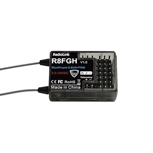RadioLink R8FGH Gyro Empfänger Dual Antenne 8CH Hochspannung 14S für RC Auto Boot RadioLink R8FGH Gyro Empfänger Dual Antenne 8CH Hochspannung 14S für RC Auto Boot von STASRC