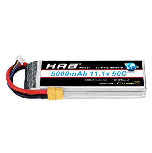 STASRC HRB 5000mAh 11.1V 3S Lipo Akku 50C XT60 Stecker für RC Auto LKW Boot RC Hubschrauber RC Boot STASRC HRB 5000mAh 11.1V 3S Lipo Akku 50C XT60 Stecker für RC Auto LKW Boot RC Hubschrauber RC Boot von STASRC