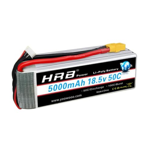 STASRC HRB 5S 18.5V 5000mAh 50C Lipo Batterie XT60 Stecker für RC Hubschrauber Flugzeug Auto Boot LKW STASRC HRB 5S 18.5V 5000mAh 50C Lipo Batterie XT60 Stecker für RC Hubschrauber Flugzeug Auto Boot LKW von STASRC
