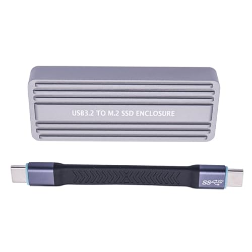 Hochleistungs-Gehäuse NVMe auf USB C HDDs, 20 Gbit/s, Datengeschwindigkeit, Aluminium 2242/2280, mit LED-Anzeigen von STBQHG