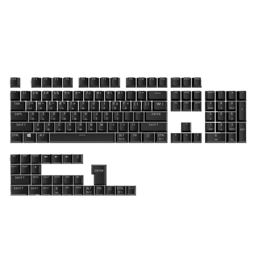 STBQHG Modische koreanische mechanische Tasten der Tastatur 104 Keycaps mit durchscheinendem Soem- und Modellhöhen-Sublimationsdruck von STBQHG