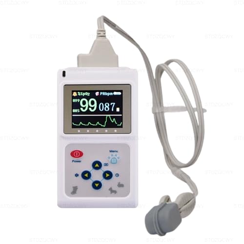Tragbares Veterinär-Blutdruckmessgerät, Veterinär-Pulsoximeter, 1,8-Zoll-LCD-Display, Mit Wiedergabe-, Echtzeit-Übertragungs- Und Speicherfunktion, Pulsfrequenzmessgerät Für Katzen/Hunde, Für Zuhause Tragbares Veterinär-Blutdruckmessgerät, Veterinär-Pulsoximeter, 1,8-Zoll-LCD-Display, Mit Wiedergabe-, Echtzeit-Übertragungs- Und Speicherfunktion, Pulsfrequenzmessgerät Für Katzen/Hunde, Für Zuhause von STDZQCWY