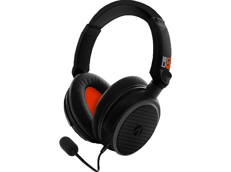 STEALTH Multiformat Stereo Gaming Headset - C6-100, On-ear Schwarz/Orange von STEALTH
