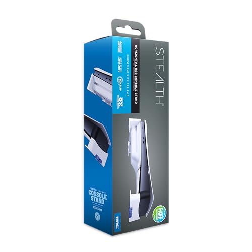 STEALTH PS5 Slim Horizontal Stand - Kompatibel mit Disc und Digital Versionen der PS5 Slim Konsole STEALTH PS5 Slim Horizontal Stand - Kompatibel mit Disc und Digital Versionen der PS5 Slim Konsole von STEALTH