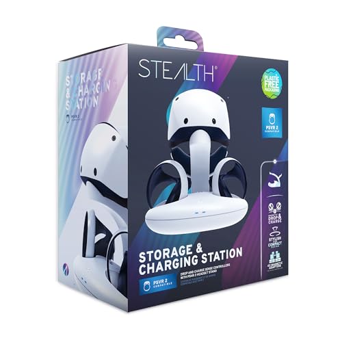 STEALTH Store & Charge Ladestation für PS VR2 - Schnellladestation - magnetisch von STEALTH