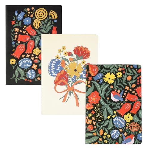 Steel Mill & Co Cute Stitch Journal Pack, 3 Count Lined Notebook Journals with Soft Covers and Lay-Flat Binding, Wanderlust Black Steel Mill & Co Cute Stitch Journal Pack, 3 Count Lined Notebook Journals with Soft Covers and Lay-Flat Binding, Wanderlust Black von STEEL MILL AND CO.