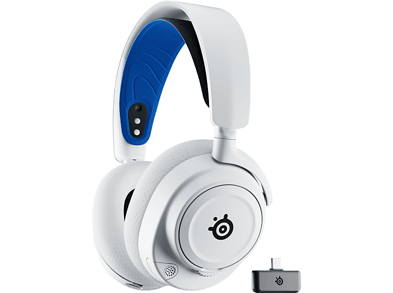 STEELSERIES Arctis Nova 7P White, Over-ear Gaming Headset Bluetooth Weiß von STEELSERIES