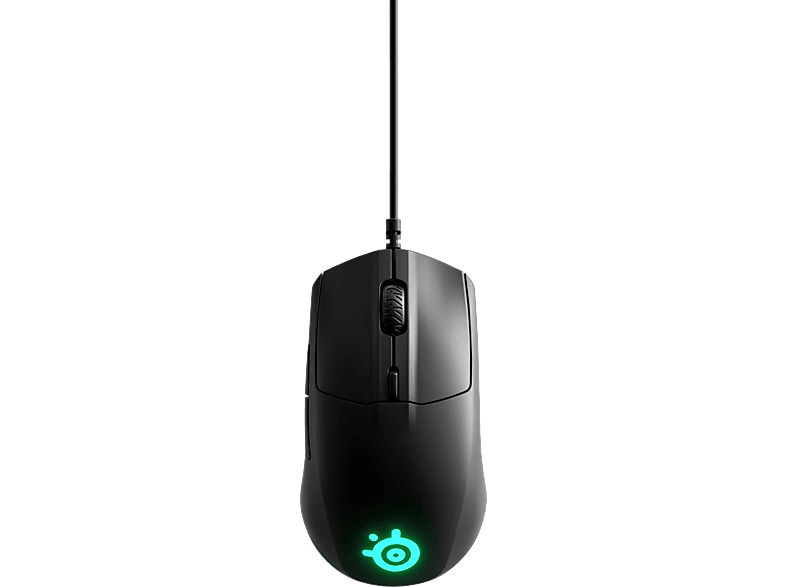 STEELSERIES Rival 3 Gaming Maus, Schwarz von STEELSERIES