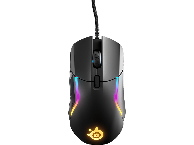 STEELSERIES Rival 5 Gaming Maus, Schwarz von STEELSERIES