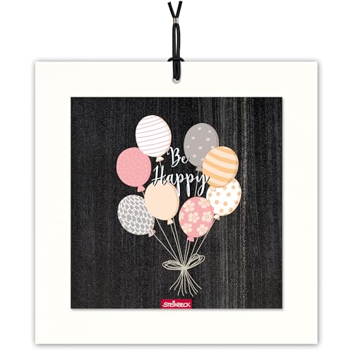 STEINBECK Bildergruß - Be happy - Geschenk Freundschaft Familie Glück Luftballons STEINBECK Bildergruß - Be happy - Geschenk Freundschaft Familie Glück Luftballons von STEINBECK