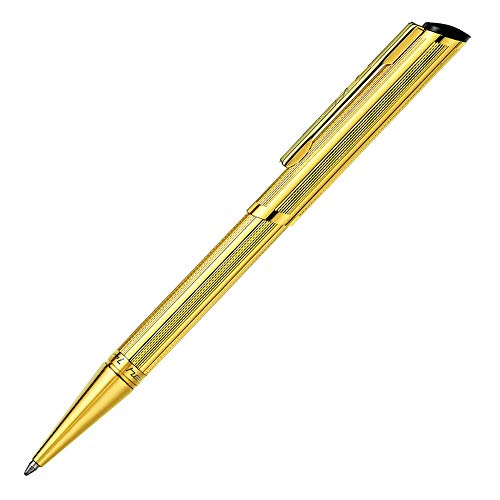Stempel-Kugelschreiber Heri Diagonal 3003 custom Gold von STEMPEL-FABRIK