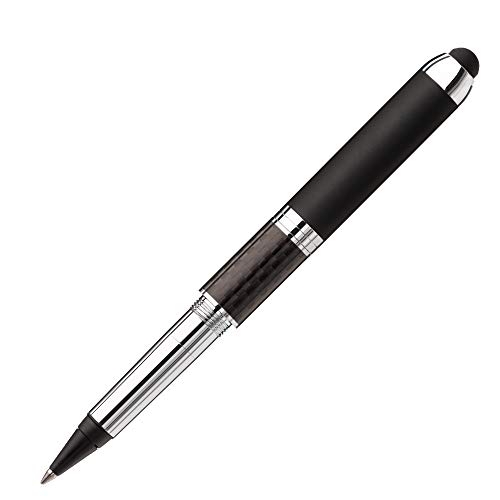 Stempel-Kugelschreiber Heri Promesa Stamp & Touch Pen 85321 Rollerball custom schwarz von STEMPEL-FABRIK