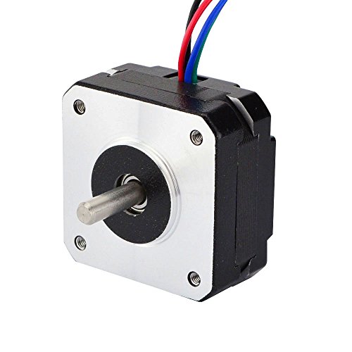 STEPPERONLINE 0.9deg Nema 17 Schrittmotor Bipolar 1.2A 11Ncm 42x20mm 4-Draht für 3D Drucker von STEPPERONLINE