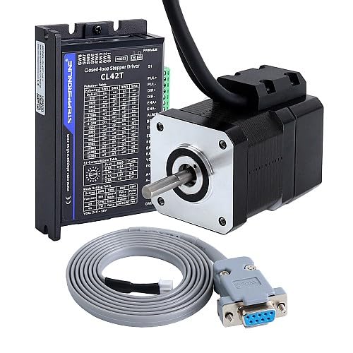 STEPPERONLINE 1 Achse Closed Loop Schrittmotor Kit 42Ncm 1000PPR Nema 17 Stepper Motor & Schrittmotor Treiber CL42T-V41 0–3,0A 24–48VDC für CNC Graviermaschine STEPPERONLINE 1 Achse Closed Loop Schrittmotor Kit 42Ncm 1000PPR Nema 17 Stepper Motor & Schrittmotor Treiber CL42T-V41 0–3,0A 24–48VDC für CNC Graviermaschine von STEPPERONLINE