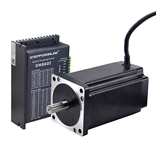 STEPPERONLINE 1 Achse Schrittmotore CNC Kit 12.0Nm(1699.68oz.in) Nema 34 Schrittmotore & Schrittmotortreiber von STEPPERONLINE