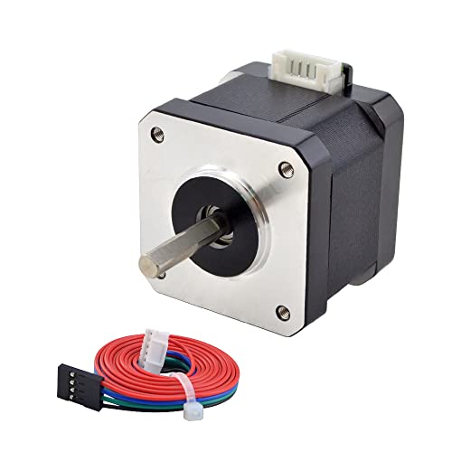 STEPPERONLINE E Series Nema 17 Schrittmotor 0,9 Grad 30Ncm 1.5A 42 * 38mm Stepper Motor für 3D-Drucker CNC von STEPPERONLINE