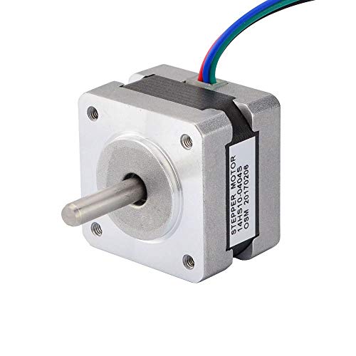 STEPPERONLINE Nema 14 Schrittmotor Bipolar 1.8deg 14Ncm 0.4A 12V 35x35x26mm 4 Drähte für 3D DRUCKER/DIY CNC von STEPPERONLINE