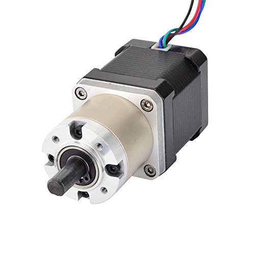 STEPPERONLINE Nema 17 Getriebeschrittmotor Bipolar L=48mm w/Getriebeübersetzung 27:1 Planetengetriebe für 3D Drucker,CNC-Maschine von STEPPERONLINE