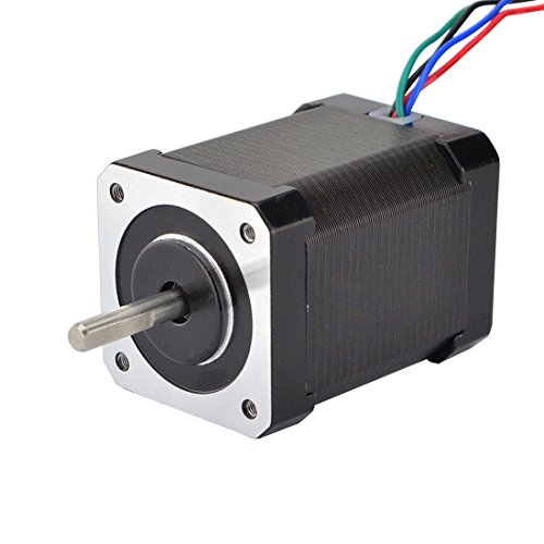 STEPPERONLINE Nema 17 Schrittmotor Bipolar 1.8deg 65Ncm 2.1A 42x60mm 4 Drähte für 3D DRUCKER/DIY CNC von STEPPERONLINE