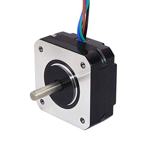 STEPPERONLINE Nema 17 Schrittmotor Bipolar 1A 16Ncm Stepper Motor 42x20mm 4-Drähte für Extruder 3D Drucker CNC Roboter von STEPPERONLINE