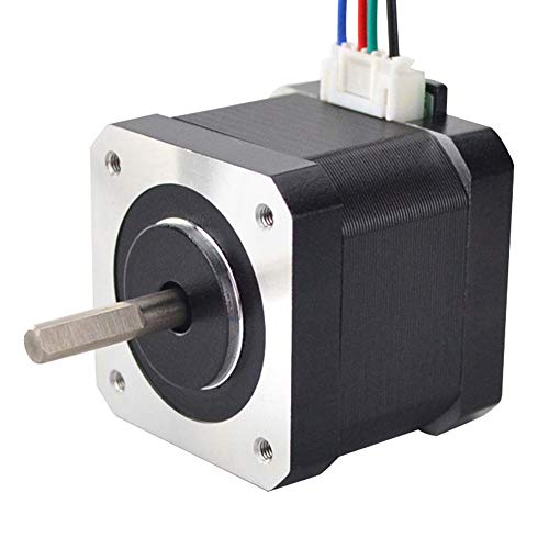 STEPPERONLINE Schrittmotor Nema 17 45Ncm 1.5A 12V 39mm 4-Draht 1.8 Deg Stepper Motor mit 1M Draht für 3D Drucker von STEPPERONLINE