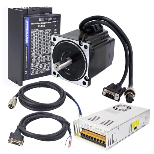 STEPPERONLINE TS-Serie 1 Achse 4,8Nm(679,74oz.in) Nema 34 Closed Loop Schrittmotor-Kit mit Energieversorgung von STEPPERONLINE