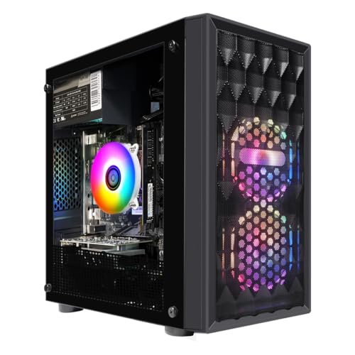 STGsivir Gaming PC, Radeon RX 560 4G, Intel Core I7 8th bis zu 4.1GHZ, 16 G DDR4, 512 G SSD, WiFi 600 M, BT 5.0, RGB Lüfter X2, W11H64,Gamer PC Computer Desktop Rechner STGsivir Gaming PC, Radeon RX 560 4G, Intel Core I7 8th bis zu 4.1GHZ, 16 G DDR4, 512 G SSD, WiFi 600 M, BT 5.0, RGB Lüfter X2, W11H64,Gamer PC Computer Desktop Rechner von STGsivir